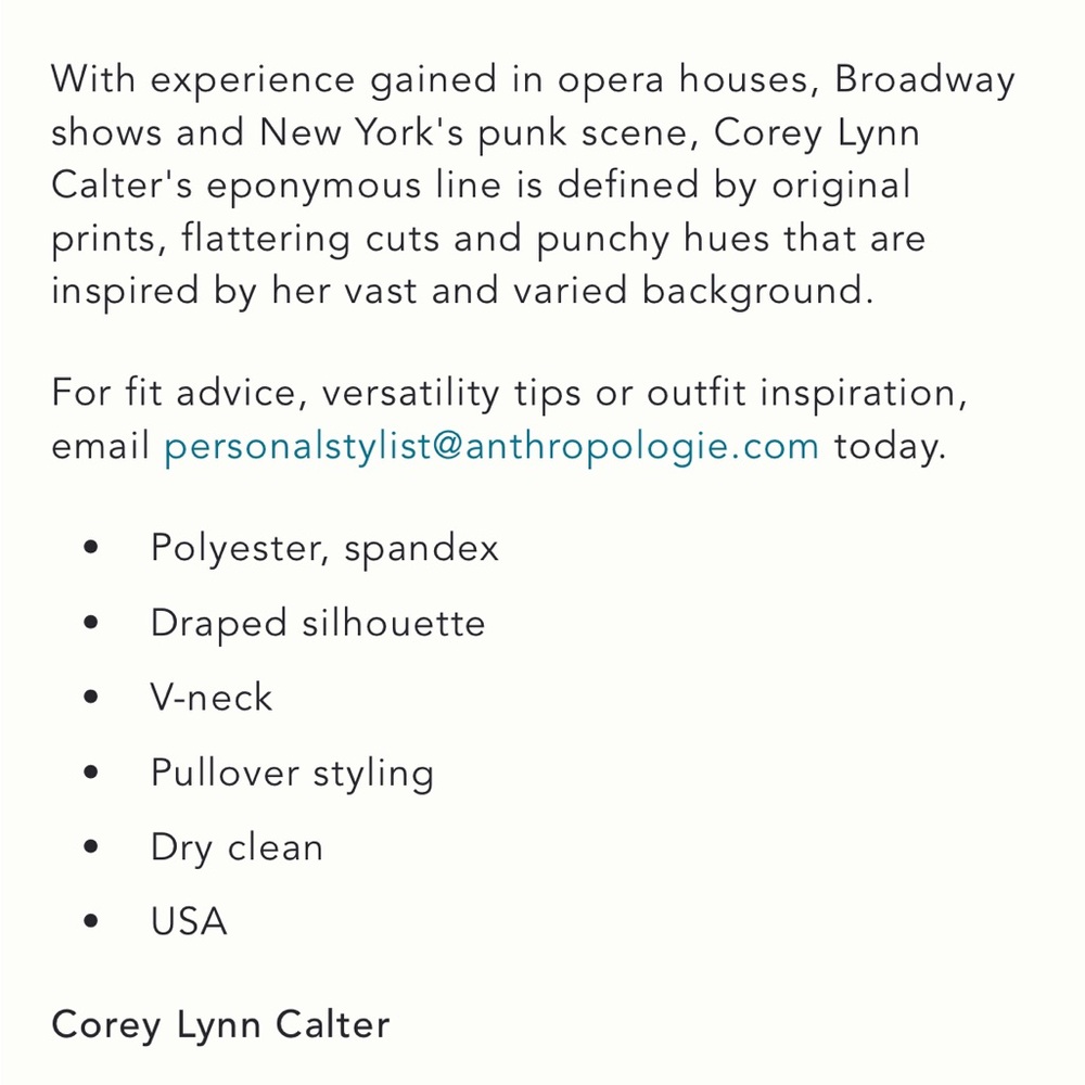 Corey Lynn Calter Anthropologie Blue Velvet Dress - Picture 6 of 7